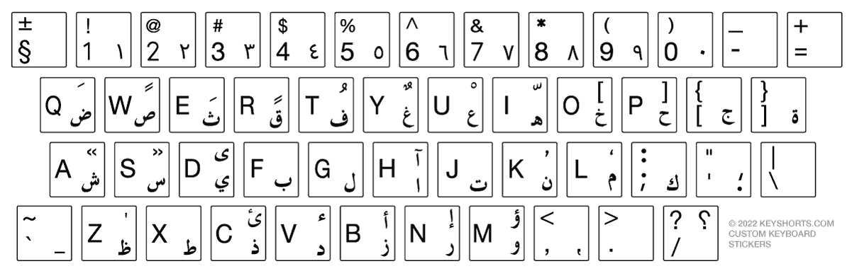 keyboard arabic stikers