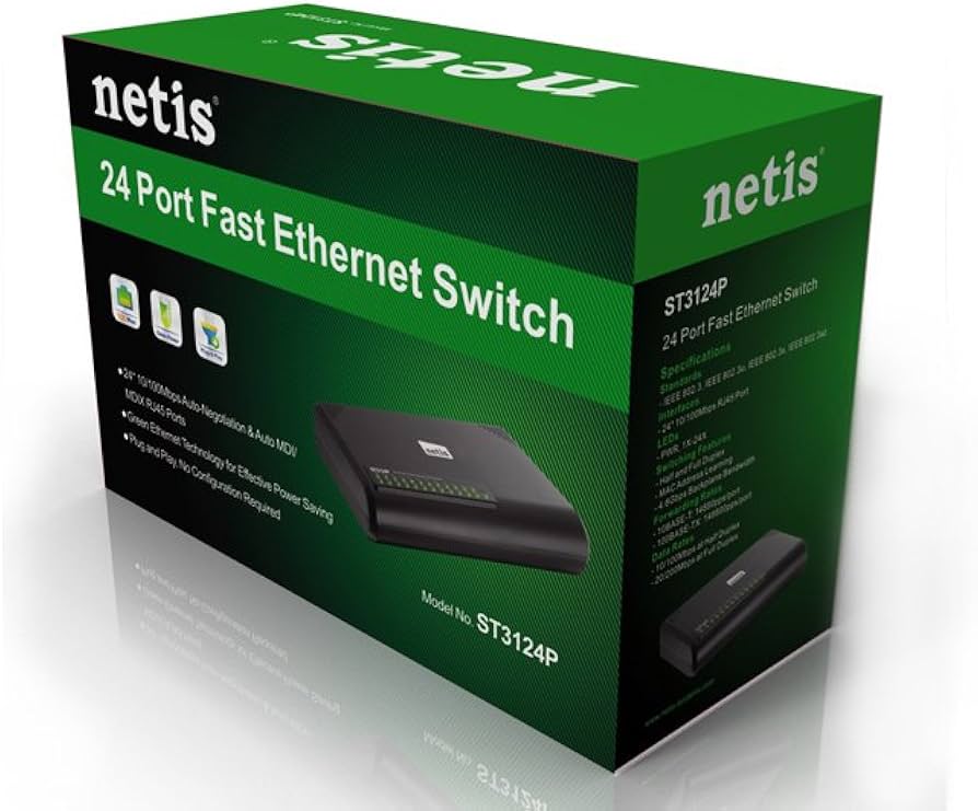 SWITCH NETIS 24PORT ST3124P