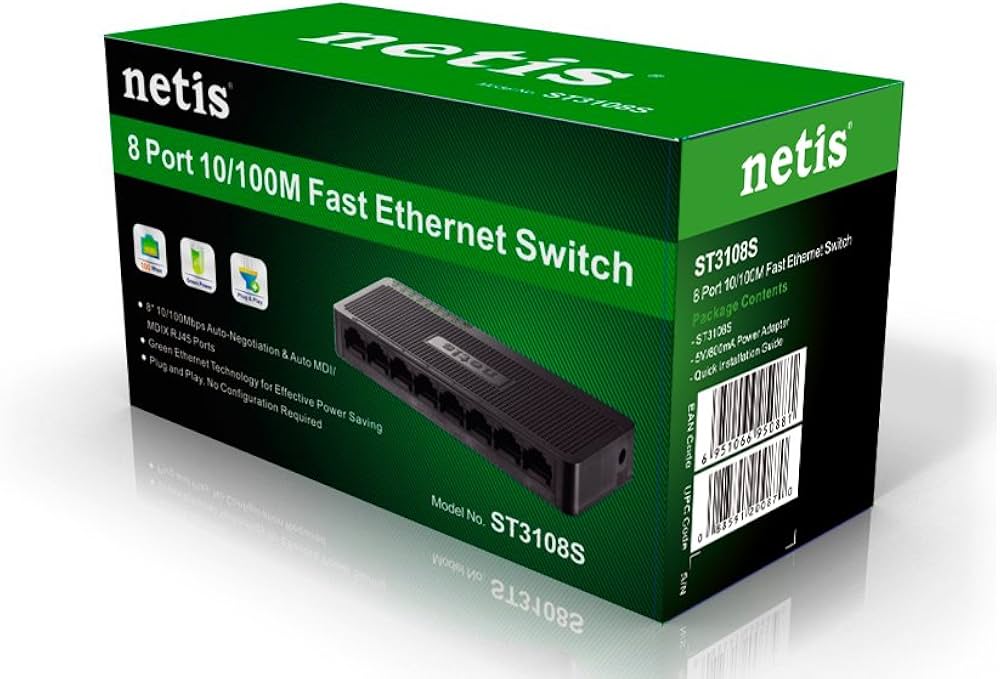SWITCH NETIS 8PORT ST-3108