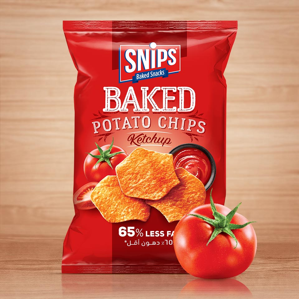 snips baked ketchup 62g