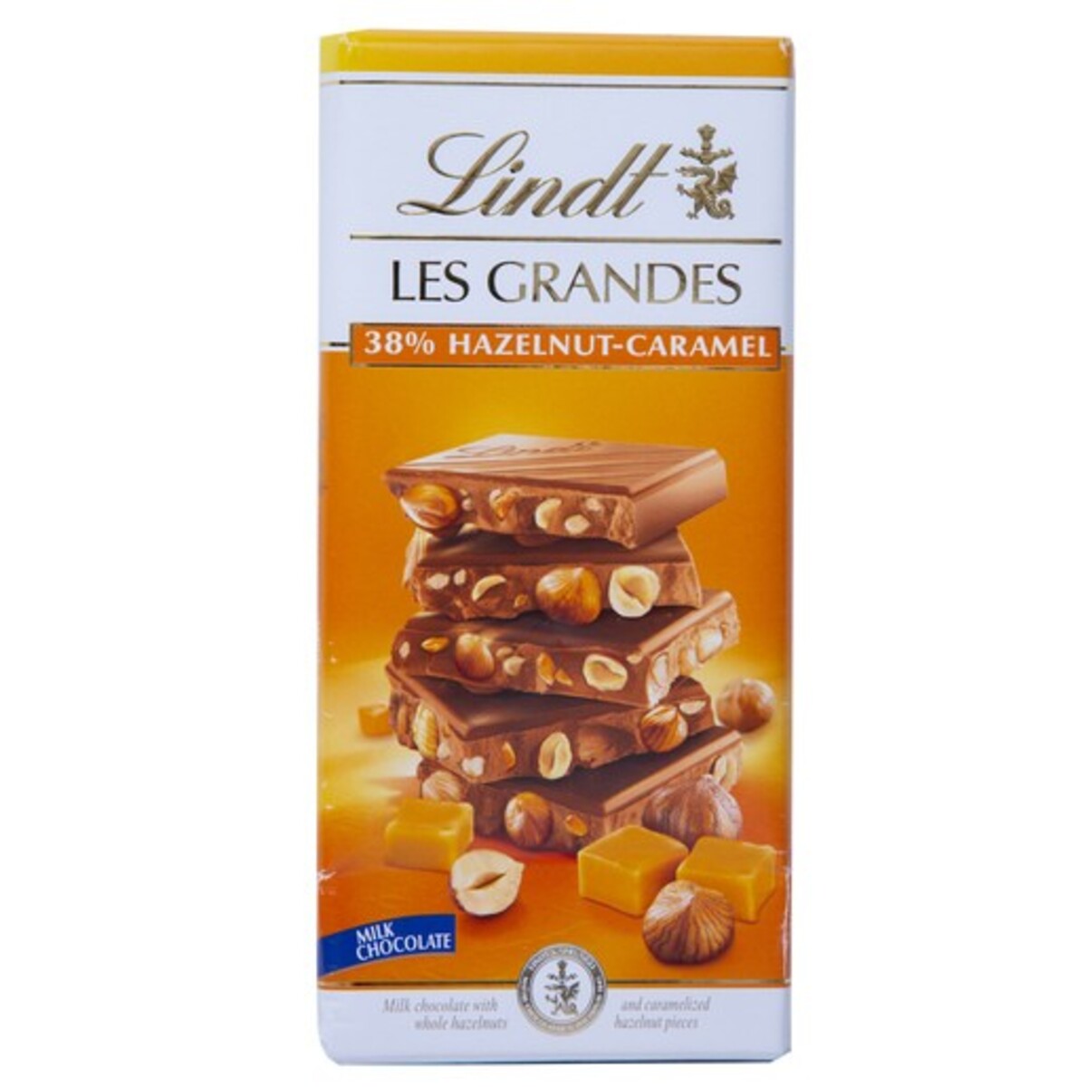 lindt les grandes  hazel caram 150g