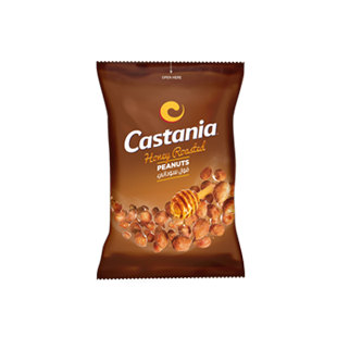 castania honey roasted peanuts 15g
