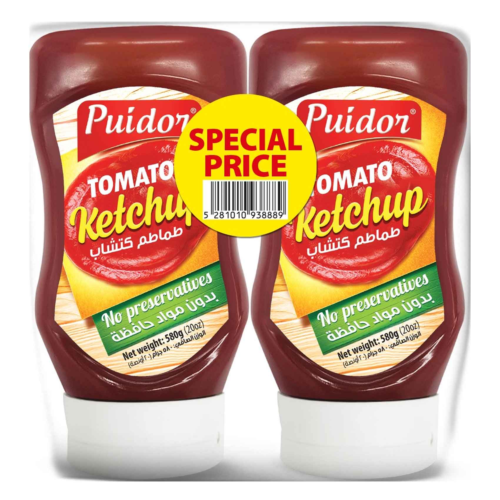 puidor ketchup 840g offre