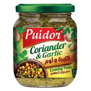 puidor coriander &amp; garlic