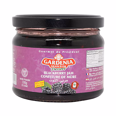 Gardenia blackberry jam 330g