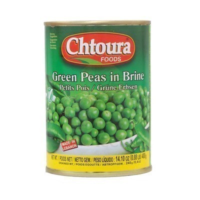 chtouira green peas 400g