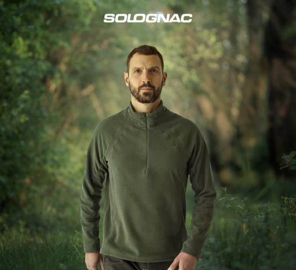 SOLOGNAC half-zip fleece