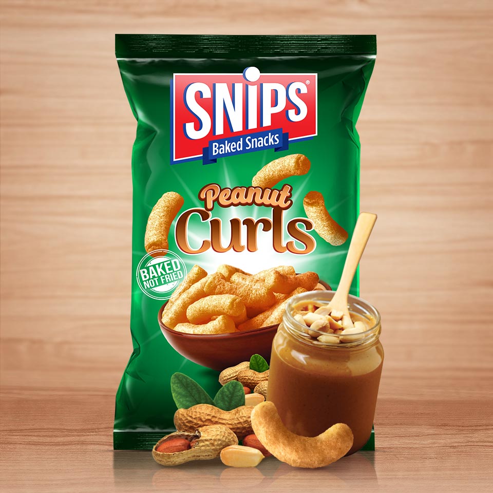 snips peanut curls 220g
